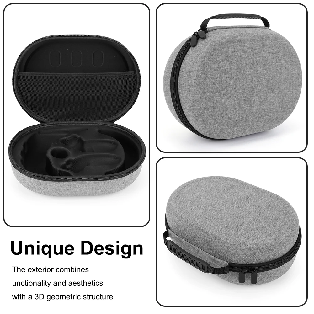 Bolsa de almacenamiento para Meta Quest 3, bolsa de almacenamiento EVA portátil, estuche de transporte protector de viaje con correa para el hombro para Meta Quest 3 - imagen 4
