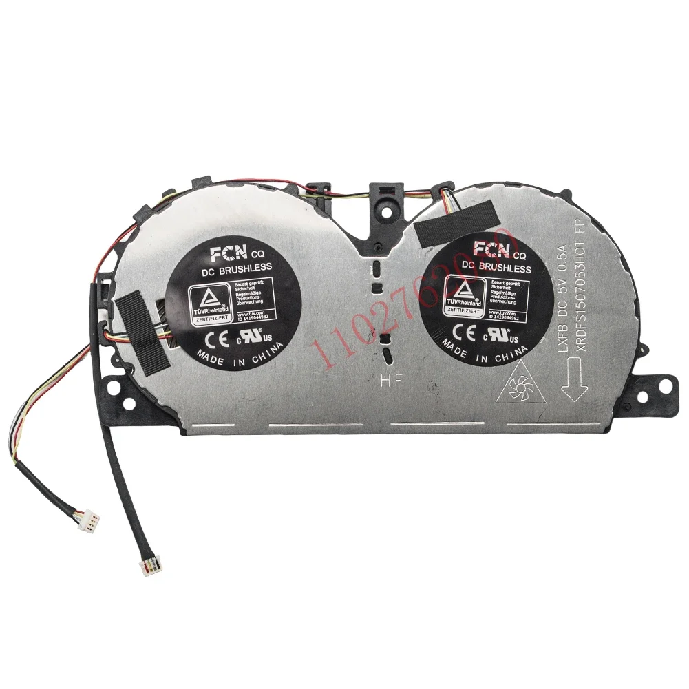 Ventilador de refrigeración de Cpu para ordenador portátil de repuesto para Lenovo Yoga C740-15 C740-15IML Series DFS 1507053 H0T FLMU 5H40S19962 DC5V 0.5A