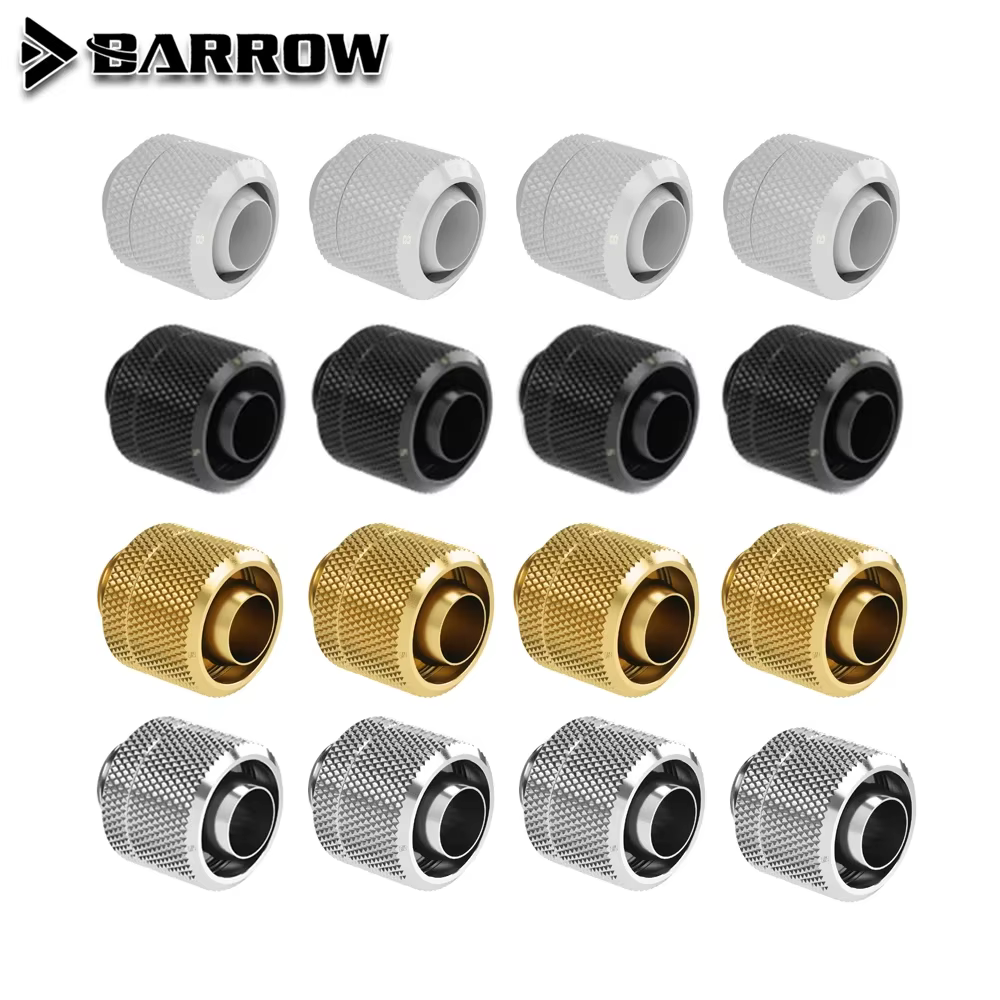 Barrow Conector G1/4 Soft Tube Refrigeración Líquida PC 10-13mm