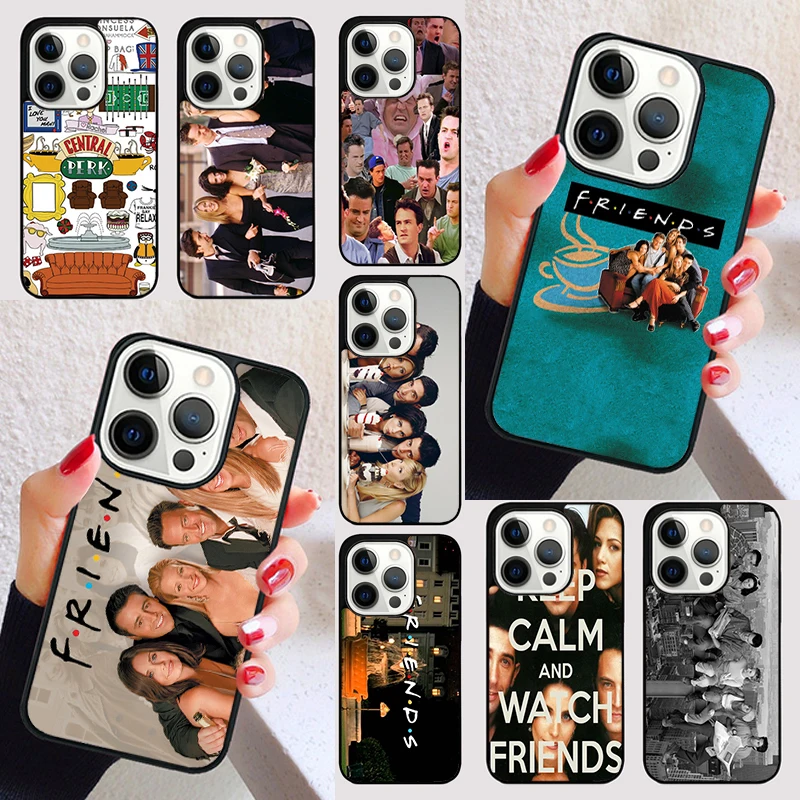 Amigos serie de TV Chandler Collage funda para iPhone 15 16 13 12 11 14 Pro Max Mini Max SE 2020 7 8 15 16 Plus funda de teléfono