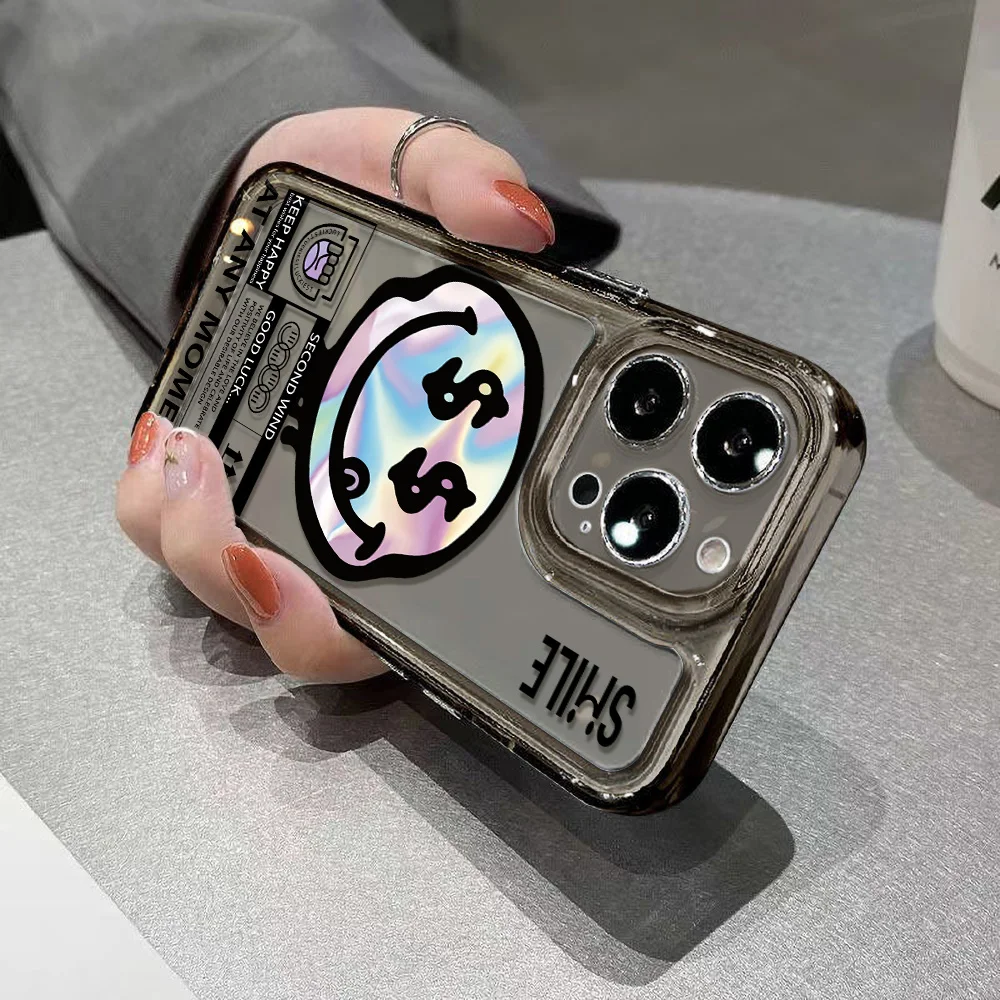 Funda de teléfono divertida para iPhone 15 16 Pro Max 11 13 14 12 XR X XS 7 8 Plus SE 2020 15promax 14promax funda transparente suave de silicona - imagen 5