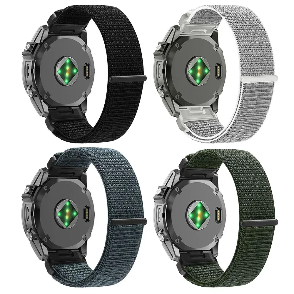 Correa de nailon de ajuste rápido de 22/26mm para Garmin Fenix 8 pro Enduro 3 Tactix 8 pulsera para Garmin Instinct 2/2X 3 accesorios de correa - imagen 5