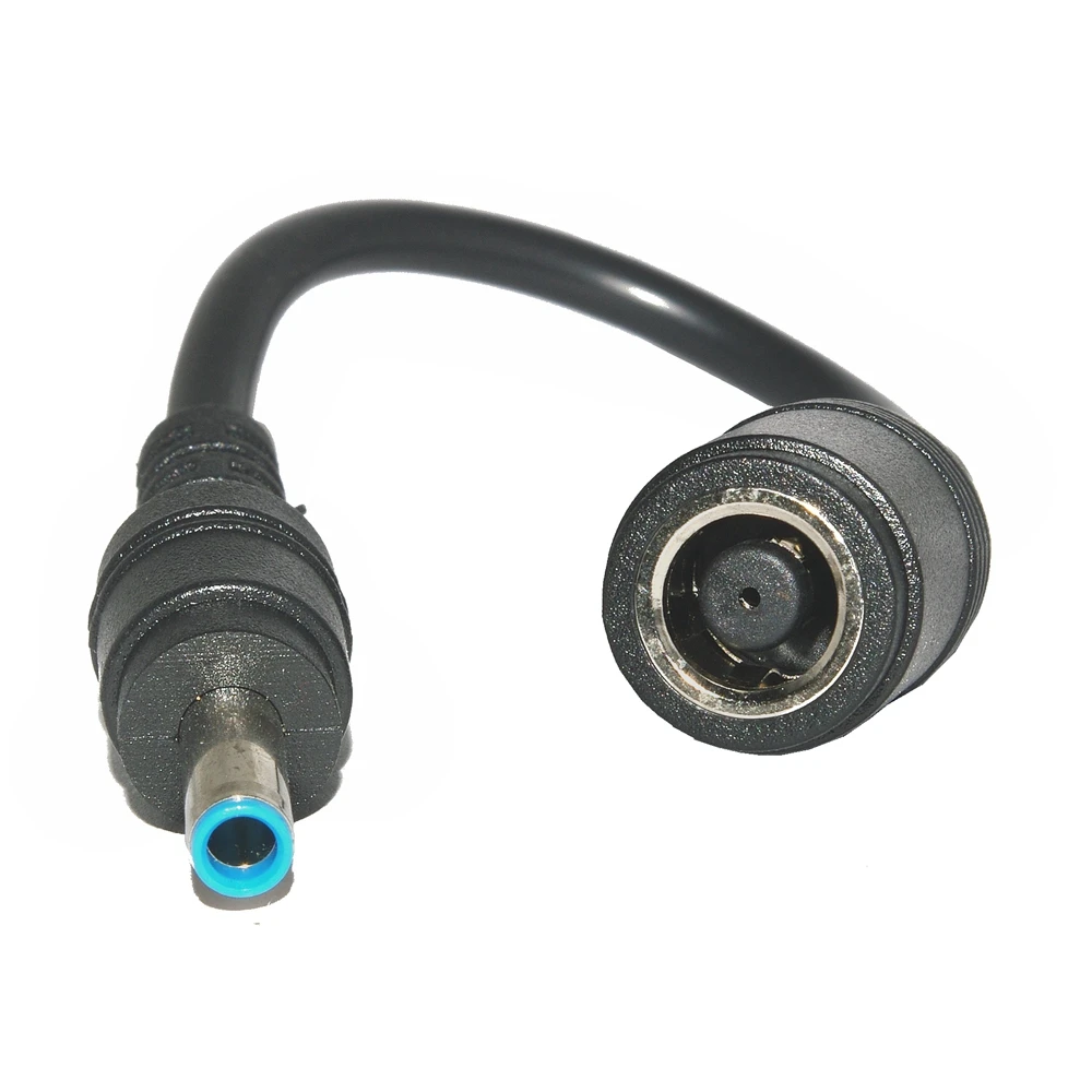 20CM hembra 7,4mm x 5,0mm a 4,5mm x 3,0mm adaptador de cargador macho Cable convertidor de enchufe de alimentación conector CC para Dell Hp - imagen 5