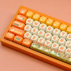 Teclas Mecánicas PBT MOA Cherry MX – Floral y Pato Personalizado