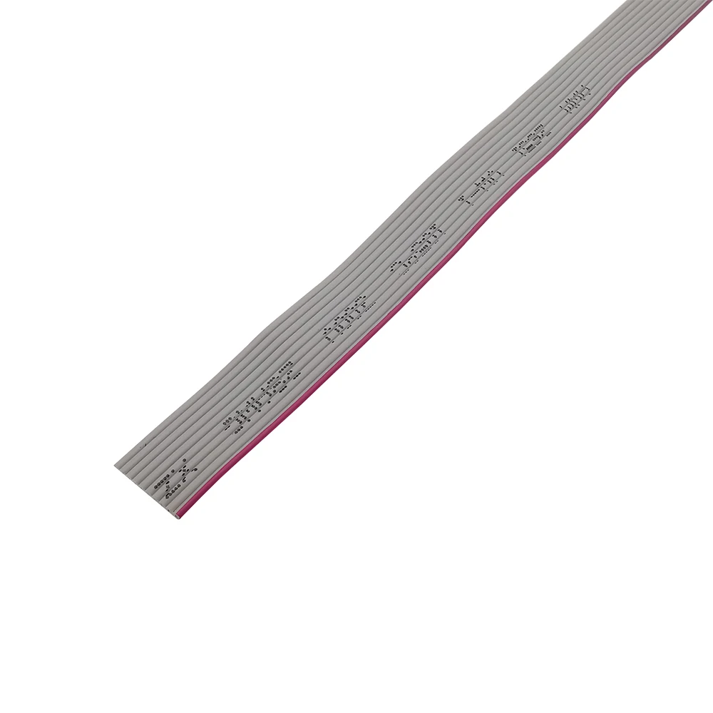 Cable plano gris de 1/2/5 metros, 6P/8/10/12/14/16/20/26/30/34/40/50/60 pines, paso de 1,27mm, Cable de 28 AWG para conector FC IDC de 2,54mm - imagen 5