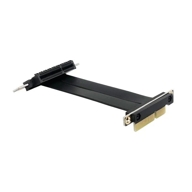 Cable elevador PCI-E X4, doble ángulo recto de 90 grados, Cable de extensión PCIe 3,0 x4 a x4, extensor de placa base de tarjeta elevadora PCI Express 4x - imagen 3