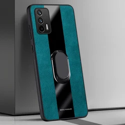 Funda Meizu 18 Pro – Cuero PU con anillo y silicona magnética
