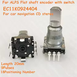 10-200 piezas EC11K 0924404   Para codificador ALPS con interruptor de navegación estéreo para coche Longitud 20 mm 18 Posicionamiento 9 Pulsos 1.000.000 veces de vida útil