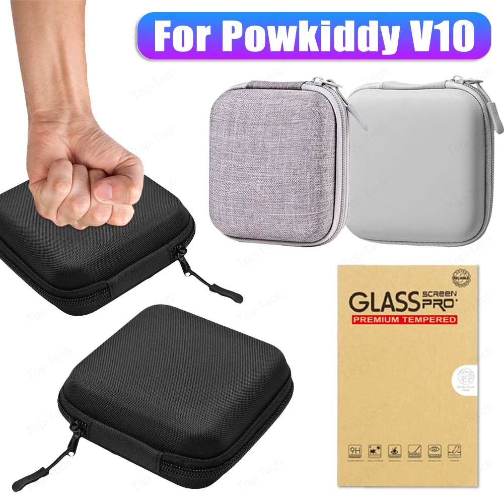 Powkiddy-funda protectora para consola V10, bolso a prueba de golpes, bolsa protectora anticaída, bolsillo interior de malla, accesorios para juegos