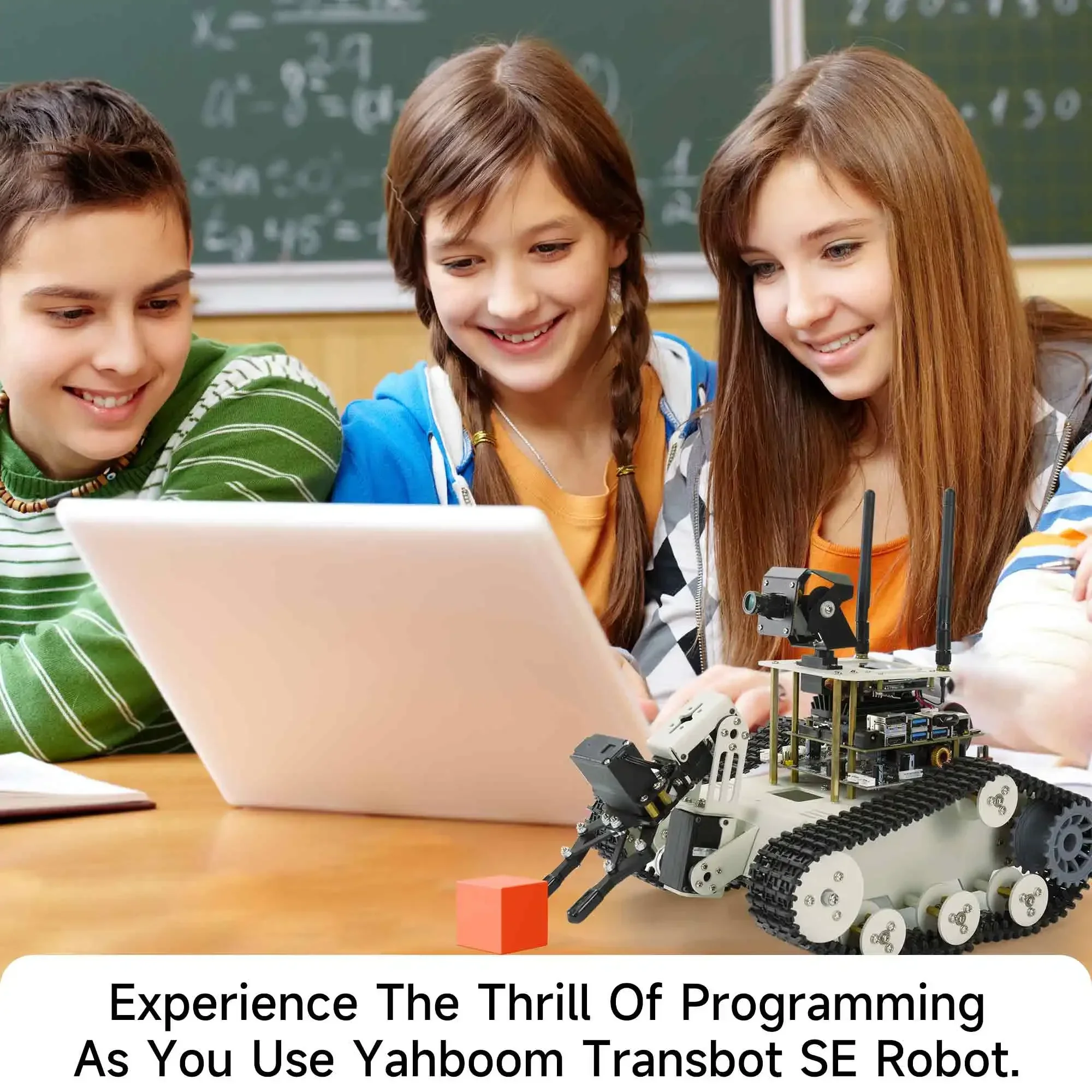 Transbot SE ROS Robot AI Vision Tank Car para Jetson NANO Raspberry Pi 5 con cámara 2DOF PTZ Python programación MoveIt simulación - imagen 5