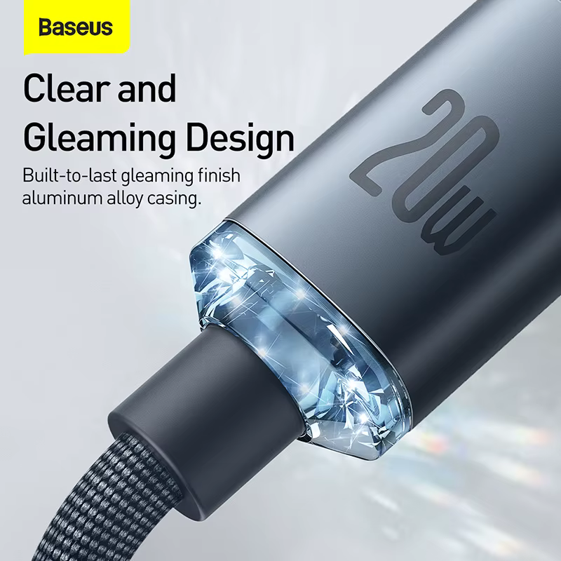 Baseus Cable USB-C 20W PD - Carga rápida para iPhone, MacBook e iPad - imagen 4