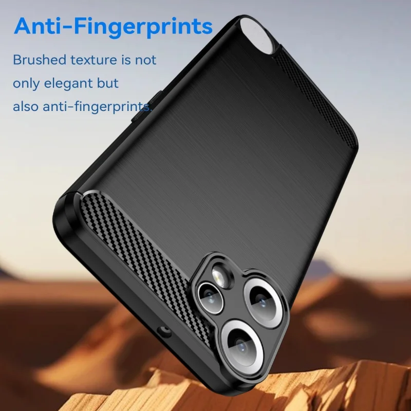 Para nada CMF teléfono 2 Pro funda nada CMF teléfono 2 Pro Capas parachoques fibra de carbono suave TPU Fundas nada CMF teléfono 2 Pro - imagen 4