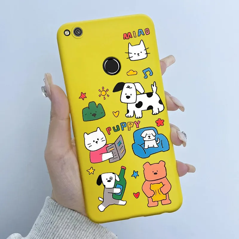 Para Huawei P8 Lite 2017 GR3 2017 Funda Honor 8 Lite Funda de silicona TPU suave Linda Funda de teléfono Panda de dibujos animados PRA-LX1 LX3 Coque Funda - imagen 3