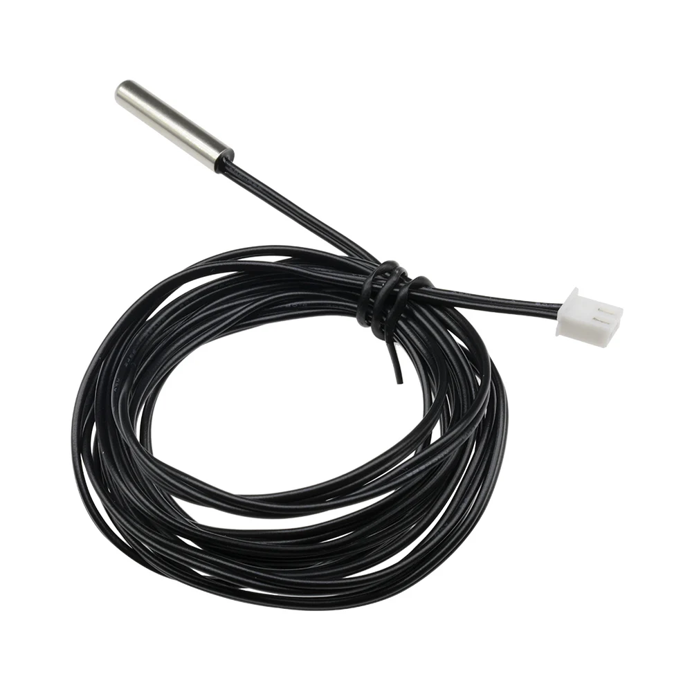 50CM 200CM 300CM Sensor de temperatura termistor NTC Cable de sonda impermeable 10K 1% 3950 W1209 W1401 Cable - imagen 3