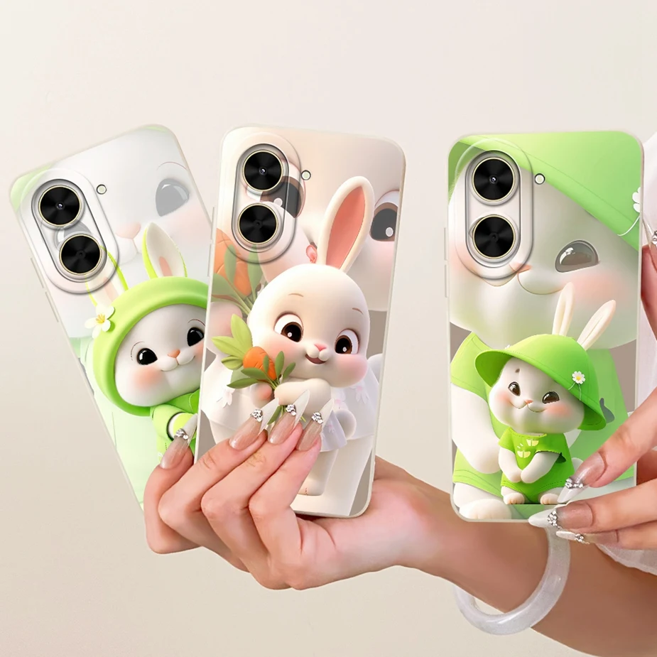 Para Xiaomi Poco C71 funda Redmi A5 4G lindo gato funda de dibujos animados Fundas de teléfono de silicona suave para Xiaomi Redmi A5 RedmiA5 PocoC71 Fundas - imagen 2