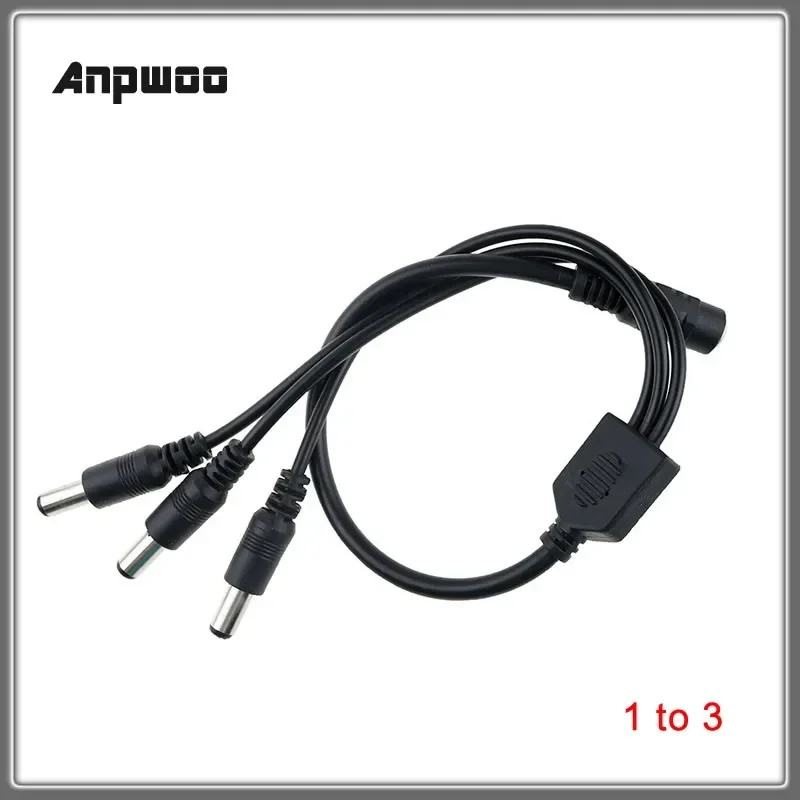 Cable de alimentación CC, adaptador divisor de enchufe, 1 hembra a 2,3,4,5,6,8 macho para cámara CCTV de seguridad, tira LED, 1 Uds. - imagen 2