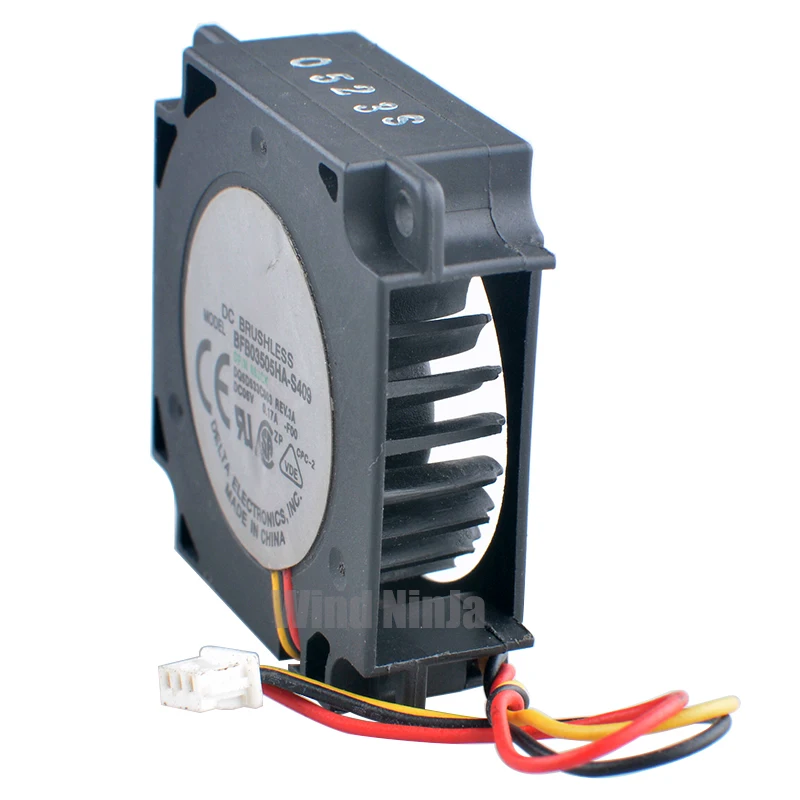 BFB03505HA-S409-ventilador centrífugo para ordenadores de control industrial, soplador de 3,5 cm, 35mm, 35x35x10mm, DC5V, 0.17A, 3 pines, 86JCK - imagen 2