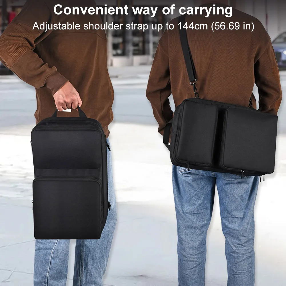 Bolsa de almacenamiento portátil con correa ajustable para el hombro, bolsa de transporte de viaje para DJ para Pioneer DDJ-200/DDJ-WeGO4 para AlphaTheta DDJ-FLX2 - imagen 2