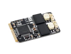 Tarjeta CAN Mini PCIe de 2 canales para análisis y decodificación