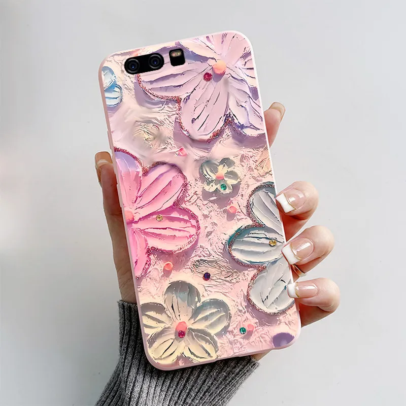 Funda para Huawei P10 P 10 Lite P10 Plus Funda de teléfono lindo gato dibujos animados cachorro perro suave TPU Capa Coque Funda para Huawei P10 Lite Plus - imagen 3