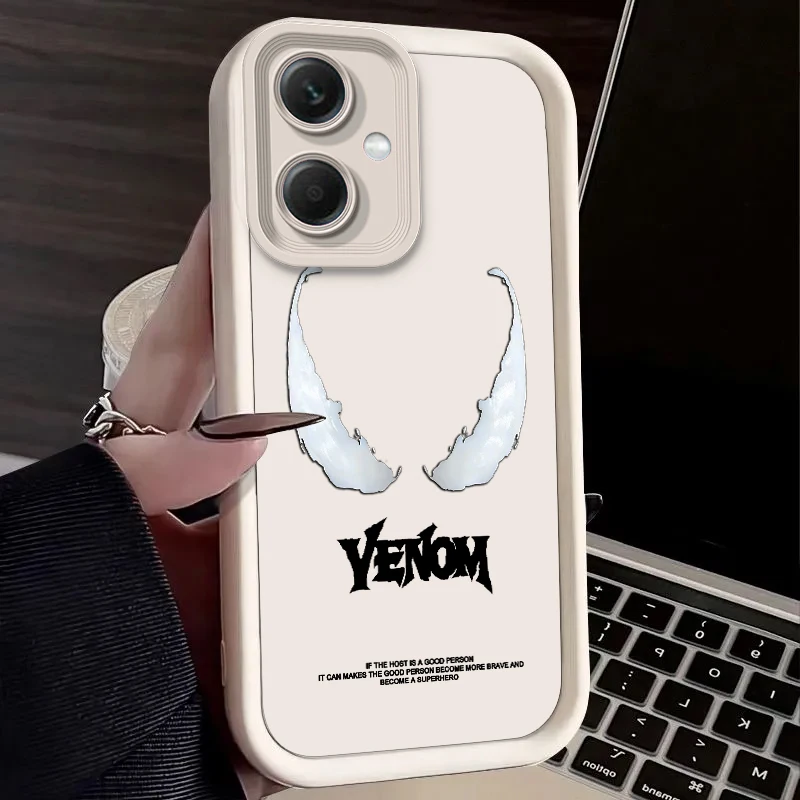 Funda Marvel Venom para Xiaomi Redmi Note 14 13 12 Turbo 11S 4G 11 10 Pro Plus 9 14C 13C 12C 9C A2 A1 Funda de silicona líquida - imagen 3