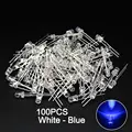 100pcs White-Blue