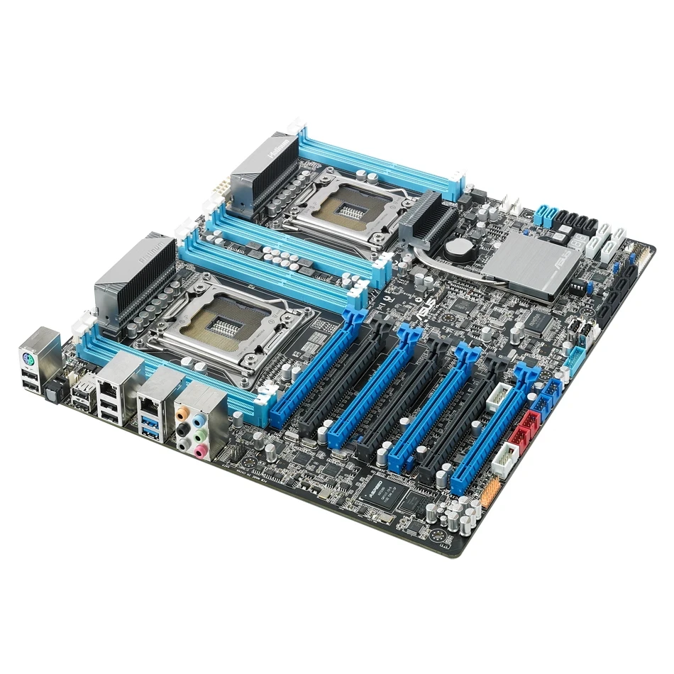  ASUS Z9PE-D8 WS Server MotherboardLGA 2011 DDR3  Intel C602 7×PCI-E X16 USB3.0 EEB  Support Intel Xeon E5-2690 E5-2600 CPUs - imagen 3