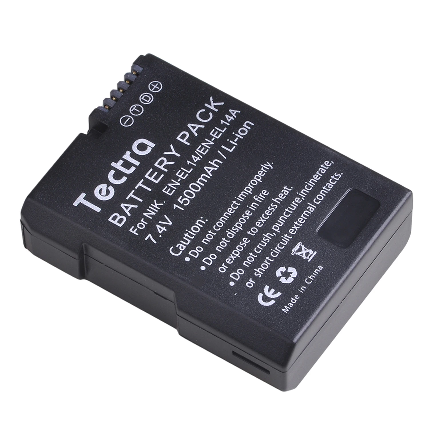 Batería de iones de litio EN-EL14 EN-EL14A de 1500mAh/cargador Dual USB para Nikon D5600 D5100 D5200 D3100 D3200 D3300 D3400 D3500 P7000 P7800 - imagen 3