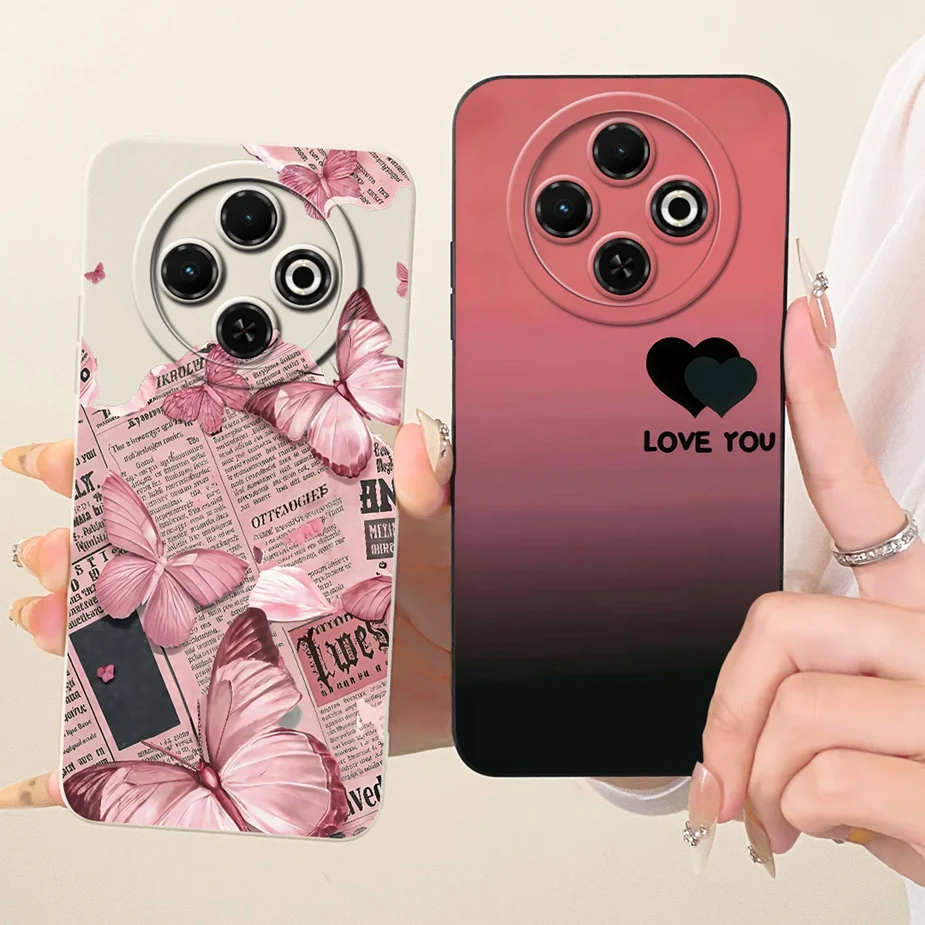 Para Tecno Spark 30 funda Spark 30C 4G flores de lujo cubierta pintada de caramelo funda de silicona suave para Tecno Spark 30 Pro Spark30 C bolsas - imagen 2