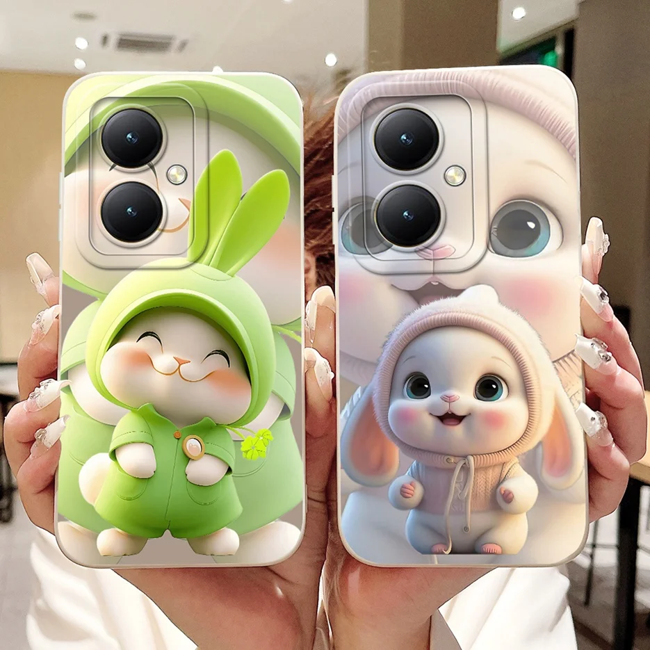 Für Xiaomi Redmi 13C 5G Fall Luxus Blumen Cartoon Abdeckung Weiche TPU Matte Telefon Fall Für Xiaomi Redmi 13R redmi13C 5G Fundas Taschen - imagen 2