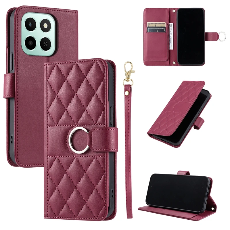 Funda X6C con ranuras para tarjetas y billetera para Honor X6C, Fundas para HonorX6c NIC-LX1, funda para Honor X5B Plus, funda con tapa pequeña fragante - imagen 3