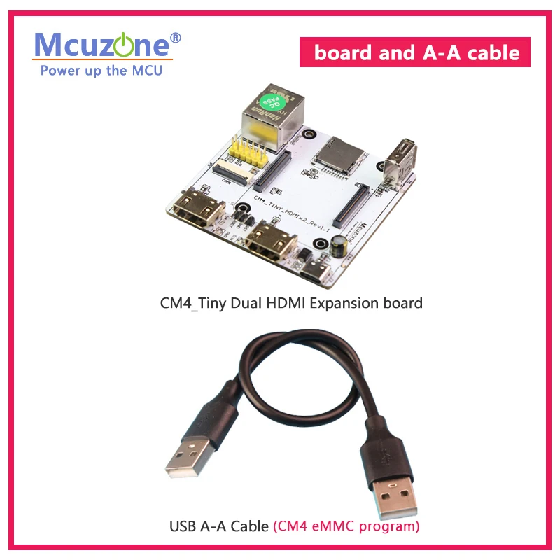 board and A-A cable