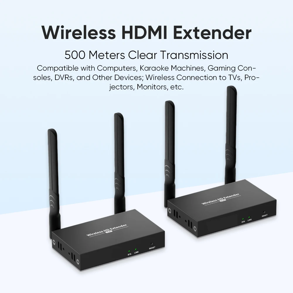 Extensor HDMI Inalámbrico WIFI6 1080P – 2.4G/5G para PS4 PC HDTV - imagen 2