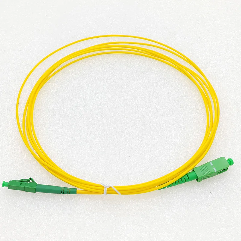10 Uds SC APC LC APC Cable de conexión óptico puente 2,0mm Cable de fibra monomodo 3m PVC SM 1310/1550nm FTTH venta al por mayor de fábrica - imagen 5