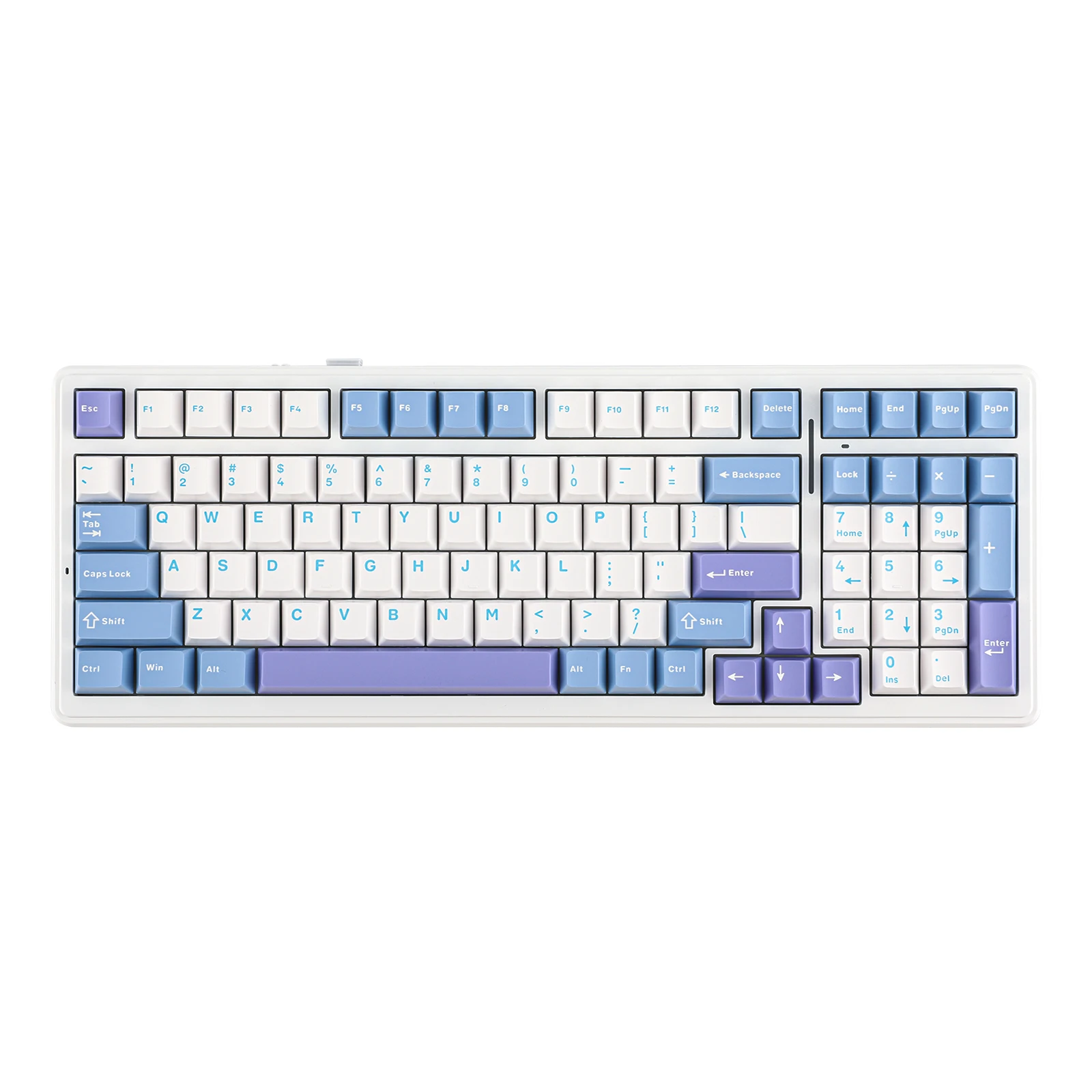 EPOMAKER-Teclado mecánico x AULA F99, 99 teclas, intercambiable en caliente, Bluetooth 5,0/2,4G, montaje de junta inalámbrico/con cable para Mac/Win