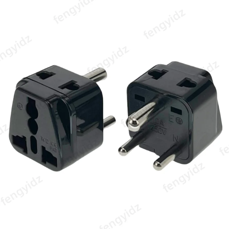 Conector de alimentación Universal 2 en 1 CE cobre India Pakistán Sudáfrica Japón au eu EE. UU. Reino Unido a la India adaptador de viaje tipo D