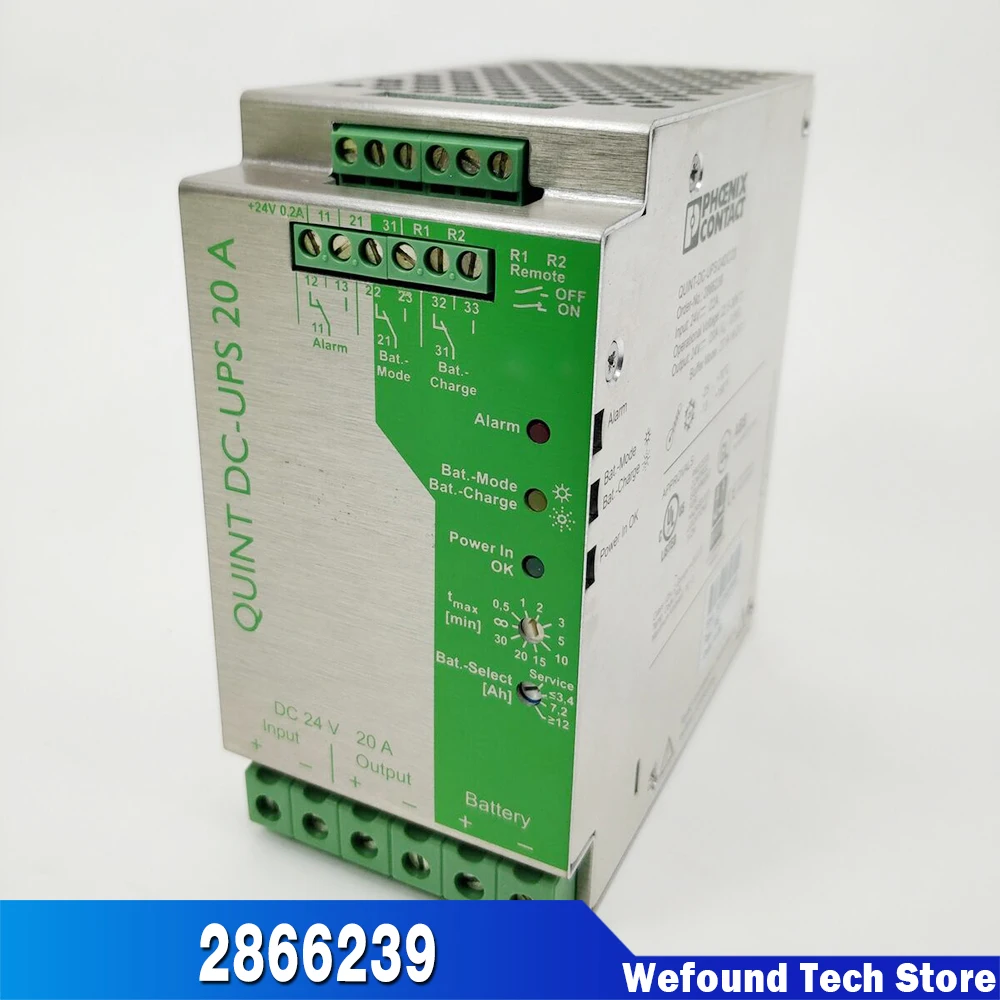 Fuente de alimentación ininterrumpida Prueba completa antes del envío QUINT-DC-UPS/24DC/20 24V/20A 2866239 - imagen 3