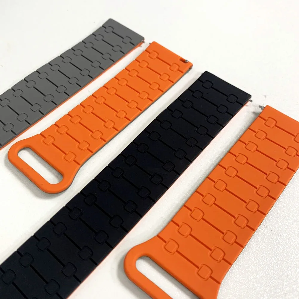 Correa suave de silicona con bucle magnético de 22mm para Realme Watch S 2 3 Pro S2, correa de reloj deportiva, accesorios de pulsera de repuesto para hombres y mujeres - imagen 5