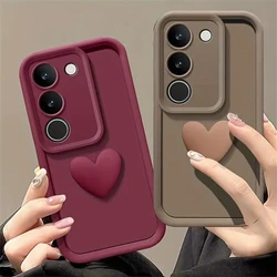Funda Silicona Mate OPPO Reno 12 Pro – Corazón 3D Antigolpes