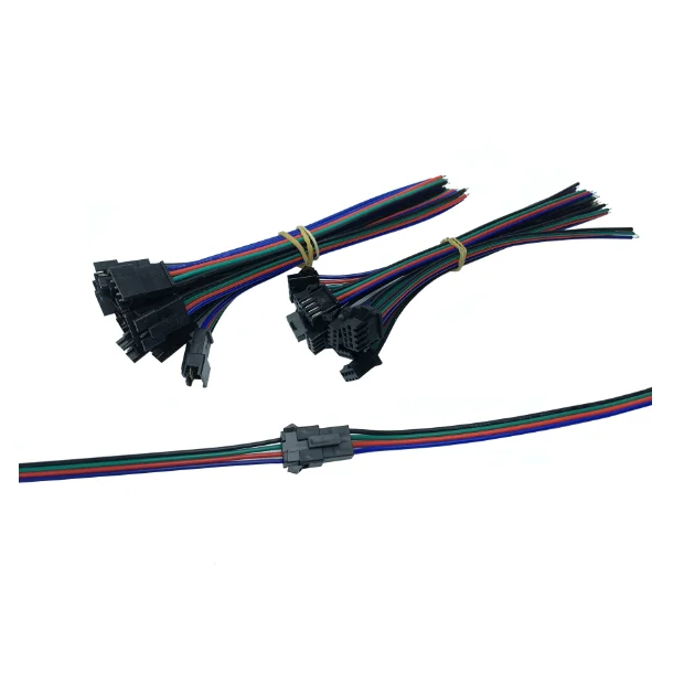 Conector de cable de acoplamiento macho y hembra SM JST de 2,54 MM, 2P, 3P, 4P, 5P, 6P, Conector de Terminal de conexión LED de 20Cm - imagen 4