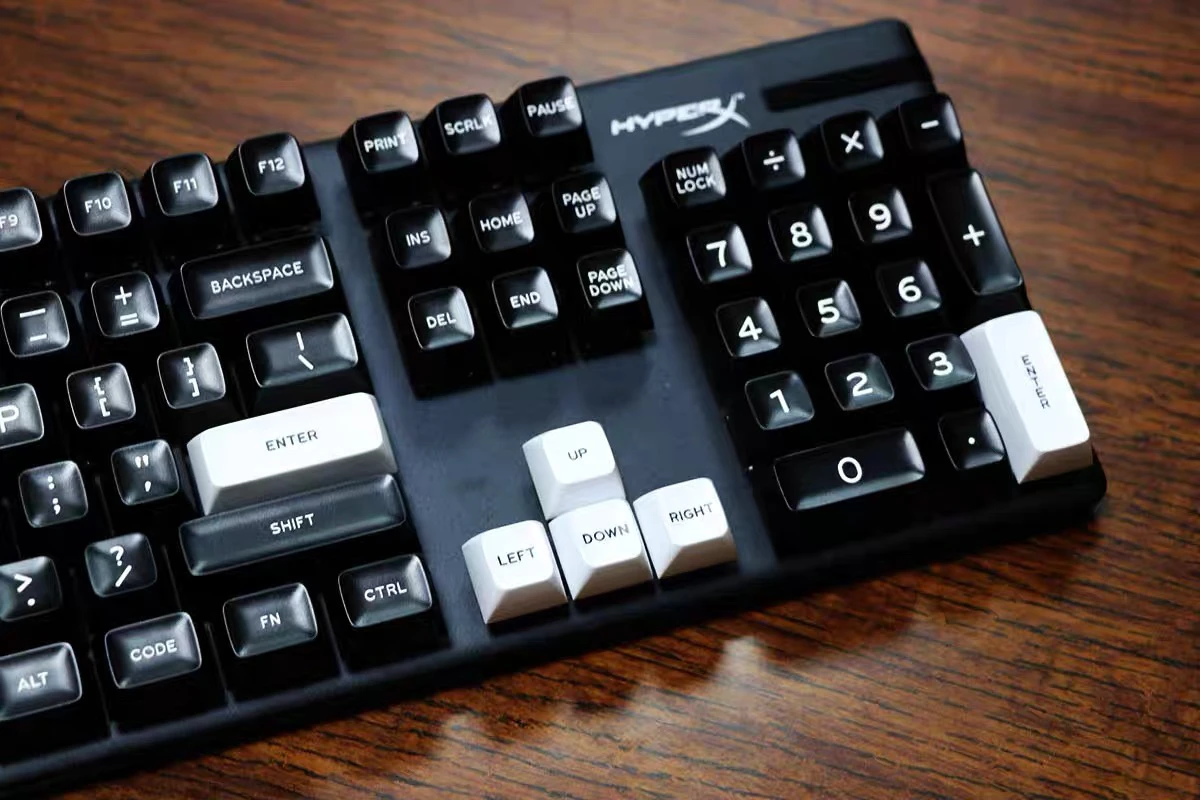 Teclas WOB de 172 teclas, perfil SA, teclas blancas y negras, teclas ABS de doble disparo para teclados mecánicos Cherry MX Switch - imagen 4