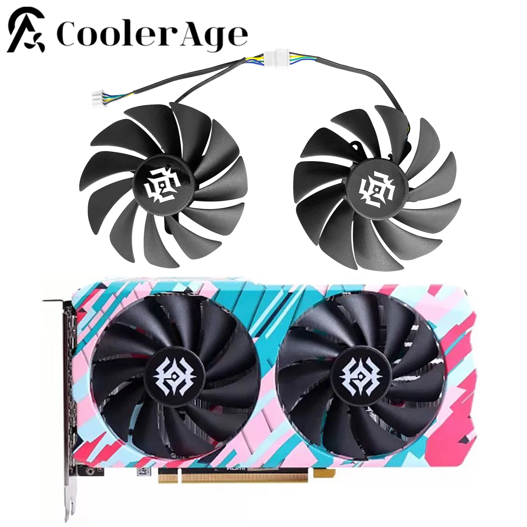 Reemplazo del ventilador de la tarjeta de vídeo para Zotac 88mm RTX 4060 X Gaming OC TWIN 88MM GA92S2U RTX4060 ventilador de refrigeración de la tarjeta gráfica
