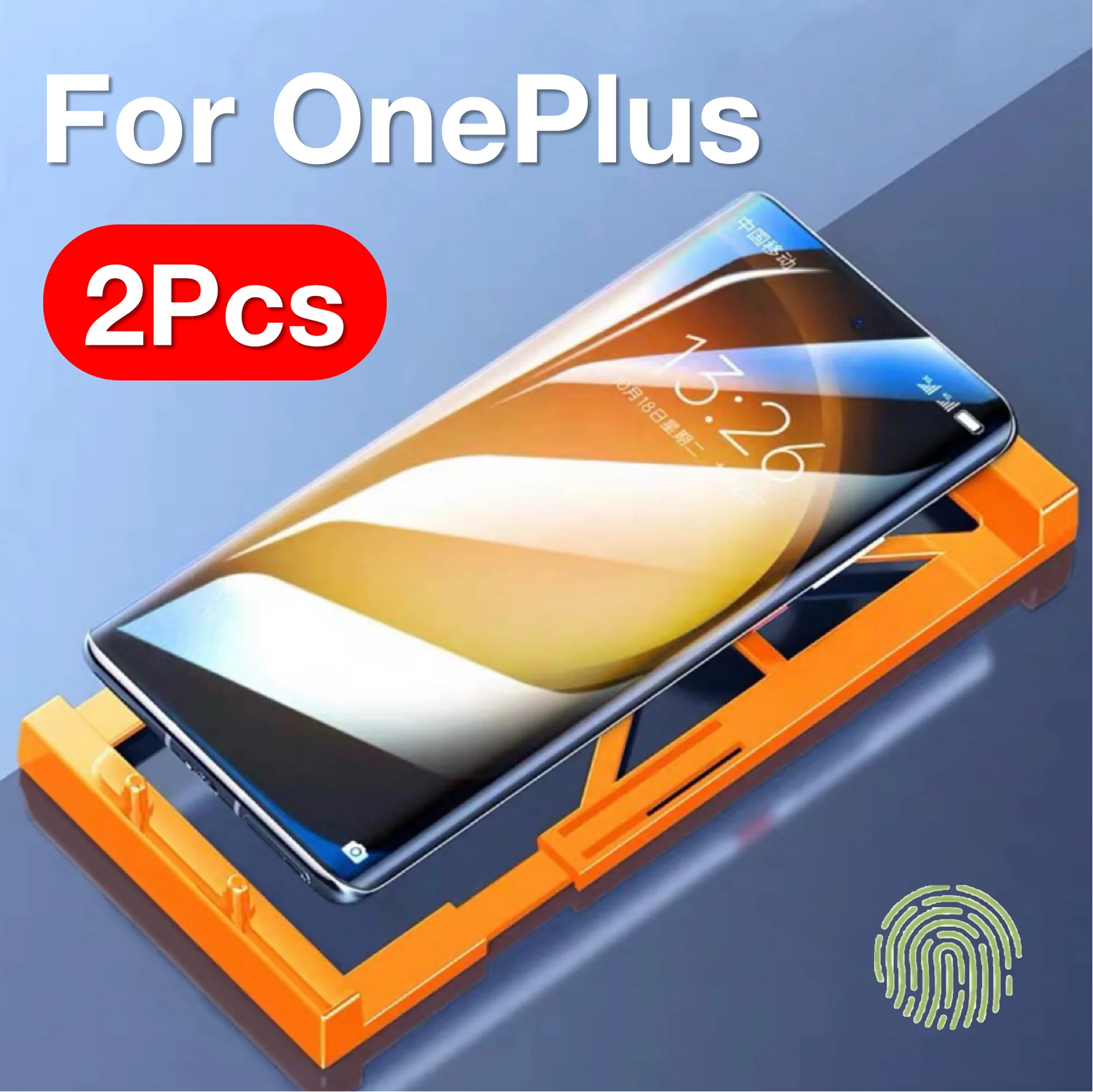 2 uds para Oneplus 13 12 11 10 9 8 Pro ACE 2 3 Protector de pantalla Gadgets accesorios protecciones protectoras con Kit no vidrio - imagen 2