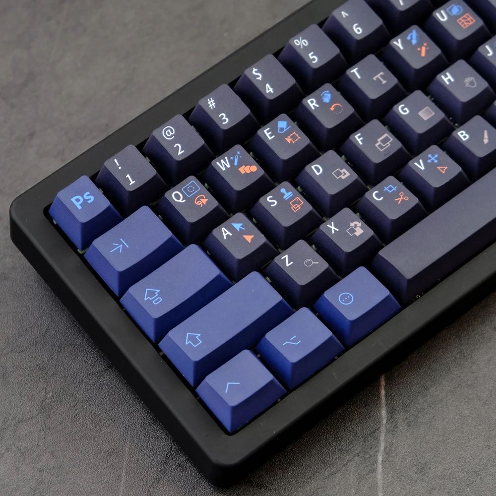 129 teclas GMK PS Keycaps Cherry Profile PBT tinte sublimación Keycap para Cherry MX Switch Teclado mecánico GK61/64/68/75/87/96 - imagen 2