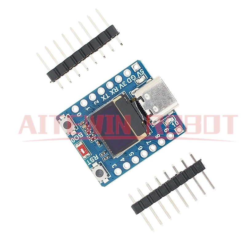 Placa de desarrollo OLED ESP32-C3, antena cerámica OLED de 0,42 pulgadas, placa de desarrollo supermini ESP32, wifi, Bluetooth - imagen 5
