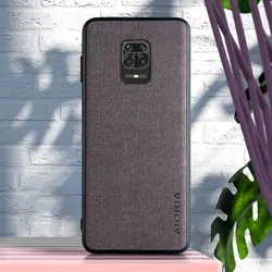 Xiaomi Redmi Note 9S Funda TPU/PC Textil – Antigolpes y Protección