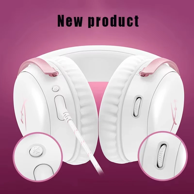 100% Original Hyperx Cloud III auriculares para juegos micrófono con cable DTS auriculares para juegos de audio cancelación de ruido auriculares Cloud 3 - imagen 2