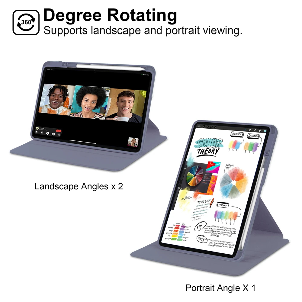 Funda de rotación 360 para Xiaomi Pad 7S Pro 2025, Funda de 12,5 pulgadas con portalápices, Funda acrílica para Xiaomi Pad 7 s Pro, Funda de 12,5" - imagen 3