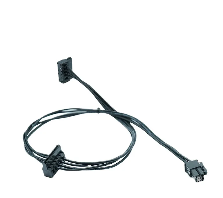 1 Cable MINI 4 pines Turn 2 SATA fuente de alimentación para Lenovo interfaz de Tablero Principal pequeño 4 pines a dos SATA SSD Cable de alimentación - imagen 2