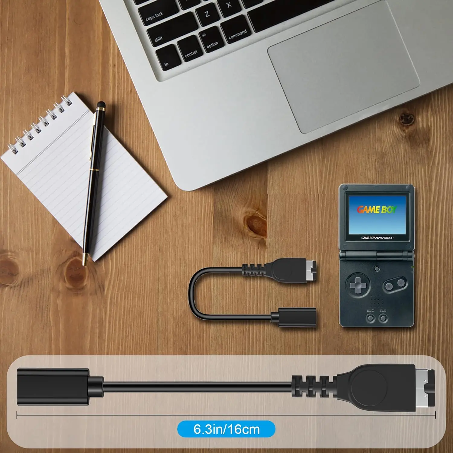 Adaptador USB-C para cargador Gameboy Advance SP: compatible con cable USB-A a C y USB-C a C